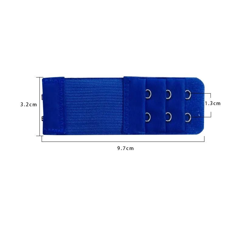 12 Colors 1Pc Women Bra Strap Extender 3 Rows 2 Hooks Bra Extenders Clasp Strap Sewing Tools Intimates Accessories