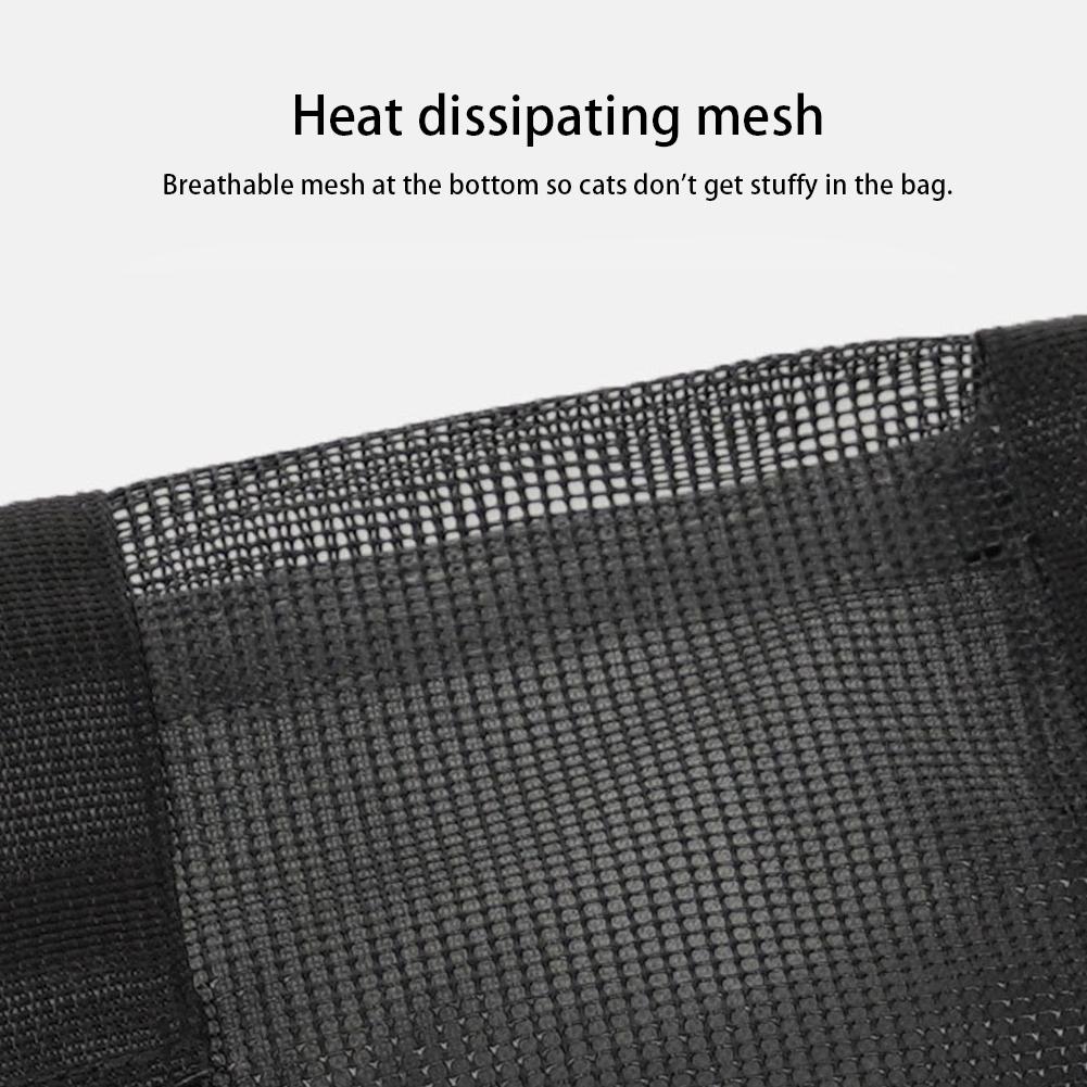 Pet Carrier Soft-Sided Ventilate Mesh Pet Travel Carrier Cat Cleaning Grooming Bags