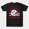 Heren Zwart Print T-shirt Buffalo Football Vintage Stijl - Sultan Desain #13 No-Cut Transferpapier Print Katoenen T-shirt