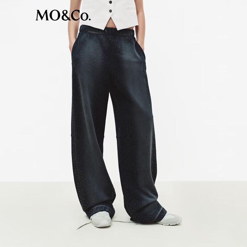 

MO&Co. Women s High-Waist Curved Cotton Casual Pants XS