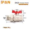 Thickened Brass DN32 Copper Ball Valve, Male & Female Threads, 1-Inch Valve with Union