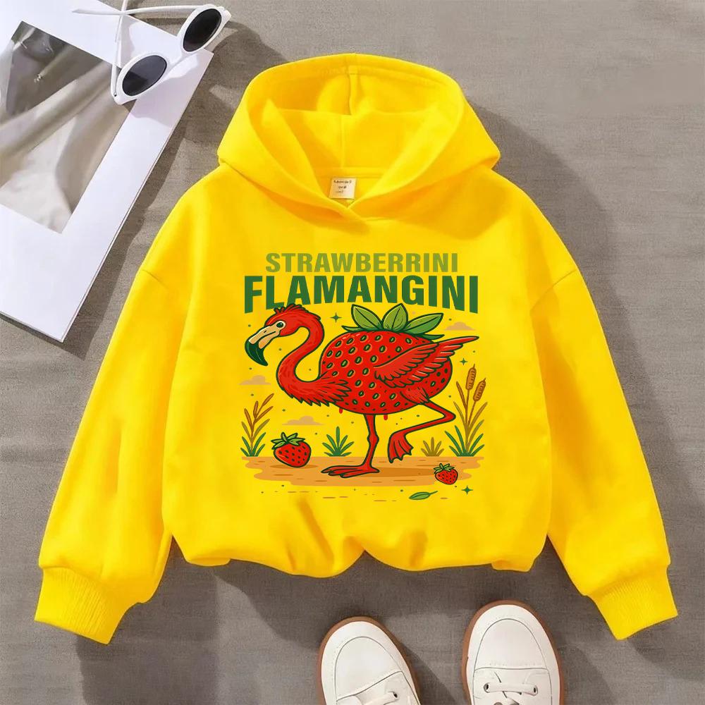 Cute Ballerina Cappuccina Printed Kids Sweatshirt for Girls Fashionable and Comfortable Children's Pullover Top