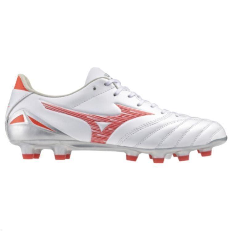 Mizuno Morelia Neo Trendy Comfortable Versatile Shock Absorbing Non-Slip Soccer Shoes Unisex Soccer Shoes White P1GA243460