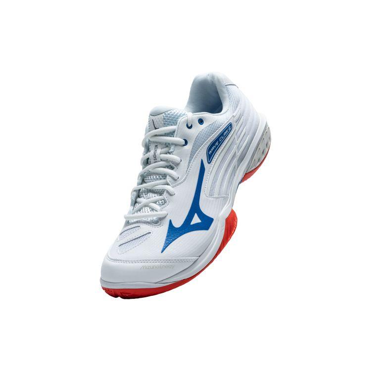 Mizuno Wave Claw 2 White Blue Red Unisex Sneakers 71GA211026