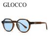 Sunglasses Male Female Goggles Luxury Premium Round UV400 Tea Ladies Retro Top Classic Sun Shade Quality Small Gents Blue Glasses Women's Eyewear