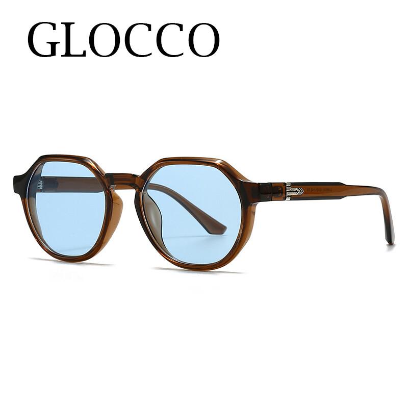 Sunglasses Male Female Goggles Luxury Premium Round UV400 Tea Ladies Retro Top Classic Sun Shade Quality Small Gents Blue Glasses Women's Eyewear