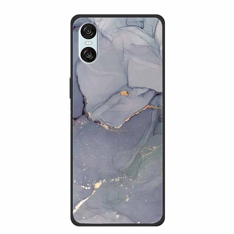 Case For Sony Xperia 10 VI 5G Marble TPU Soft Silicone Back Cover For Sony Xperia 10VI Phone Cases Protective Mica Painted Capa
