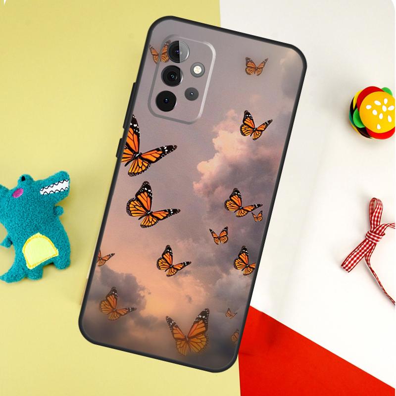 Butterfly Sky For Samsung Galaxy A22 A32 A52 A54 A34 A14 A55 A35 A15 A53 A33 A13 A05 A06 A16 Phone Case