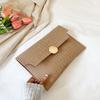 Women Felt Wallet for Women Coin Purse  Large Capacity Fashi Small Coin Envelope Bag Wallet Closure Solid candy colors Handbag