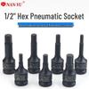 Pneumatic 6-Point Hex Socket Wrench Set - 1/2" Electric Auto Repair Tool