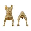 Brass Dog Head Cabinet Door Knobs Gold Dog Tail Drawer Pulls Light Luxury Solid Simple Drawer Wardrobe Door