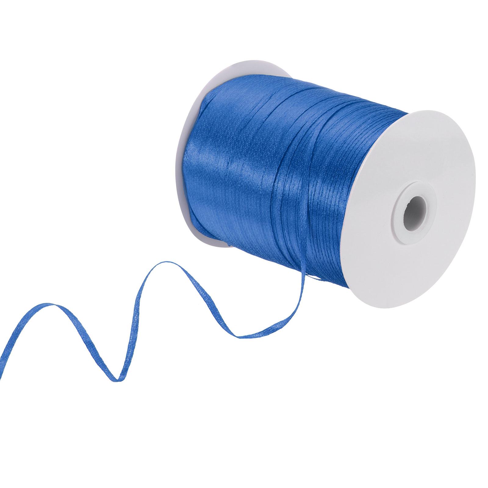 

Satin Ribbon Single Face Satin Ribbons for Craft Bow Handmade Gift Wrap Party Christmas Artificial Accessories 1/8Inch x 870Yds 870 Yards синий