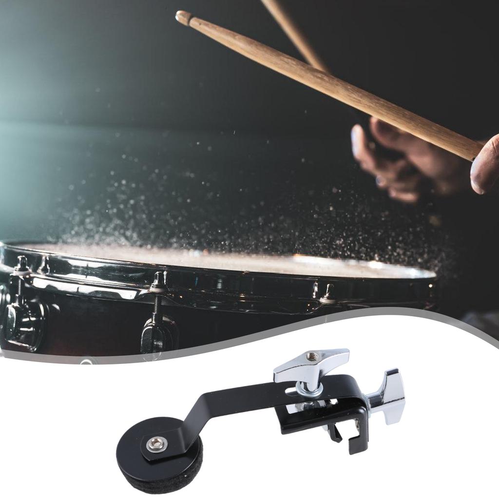 Clamp On Drum Damper Metal Felt Drum Mute Silencer Muffler Clamp On Tone Control Muffler for Snares Musical Parts