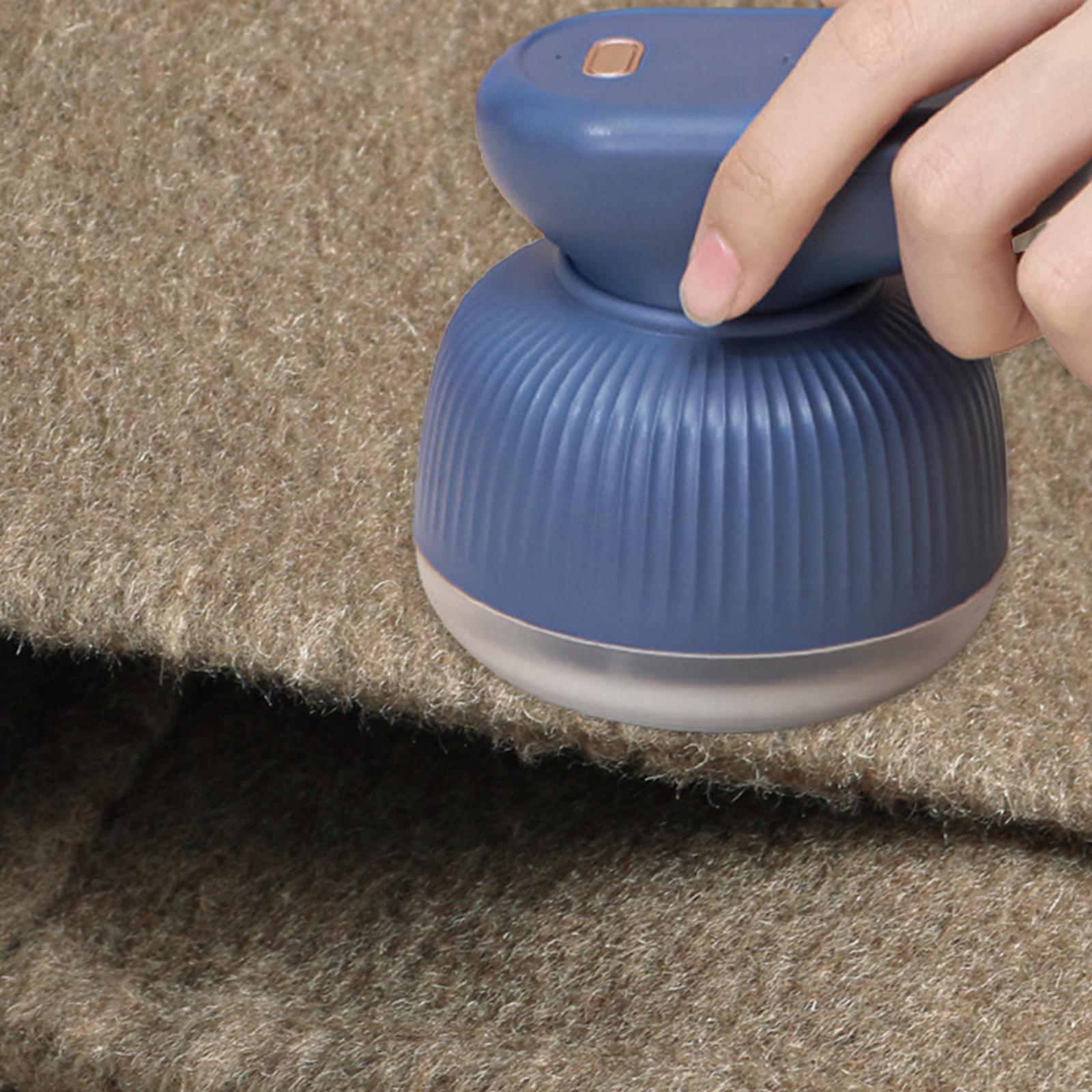 

Мини-триммер для удаления ворса, эпилятор для свитера, автоматическое отключение защиты синий