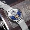 Schweiz Herren High-End Automatische Tourbillon Wasserdichte Mechanische Armbanduhr