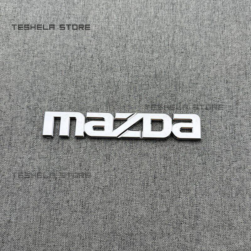 Naklejka z emblematem 3D dla MAZDA 2 14,5 cm 12,5 cm 11,5 cm 10,5 cm Przód Tył Zderzak Maska Bagażnik Logo Akcesoria