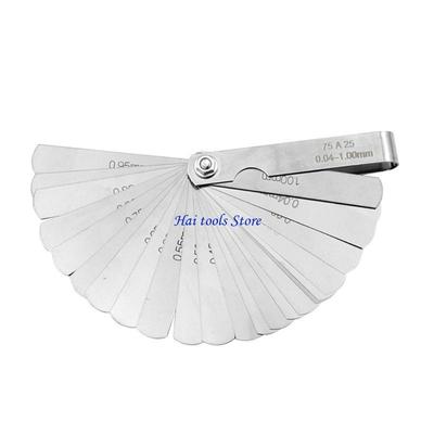 X37E Feelers Gauges 0.01-1mm/0.05-0.50mm/0.05-1.00mm/0.02-1.00mm Stainless Steel Feelers Gauges Set for Measuring Gaps Width