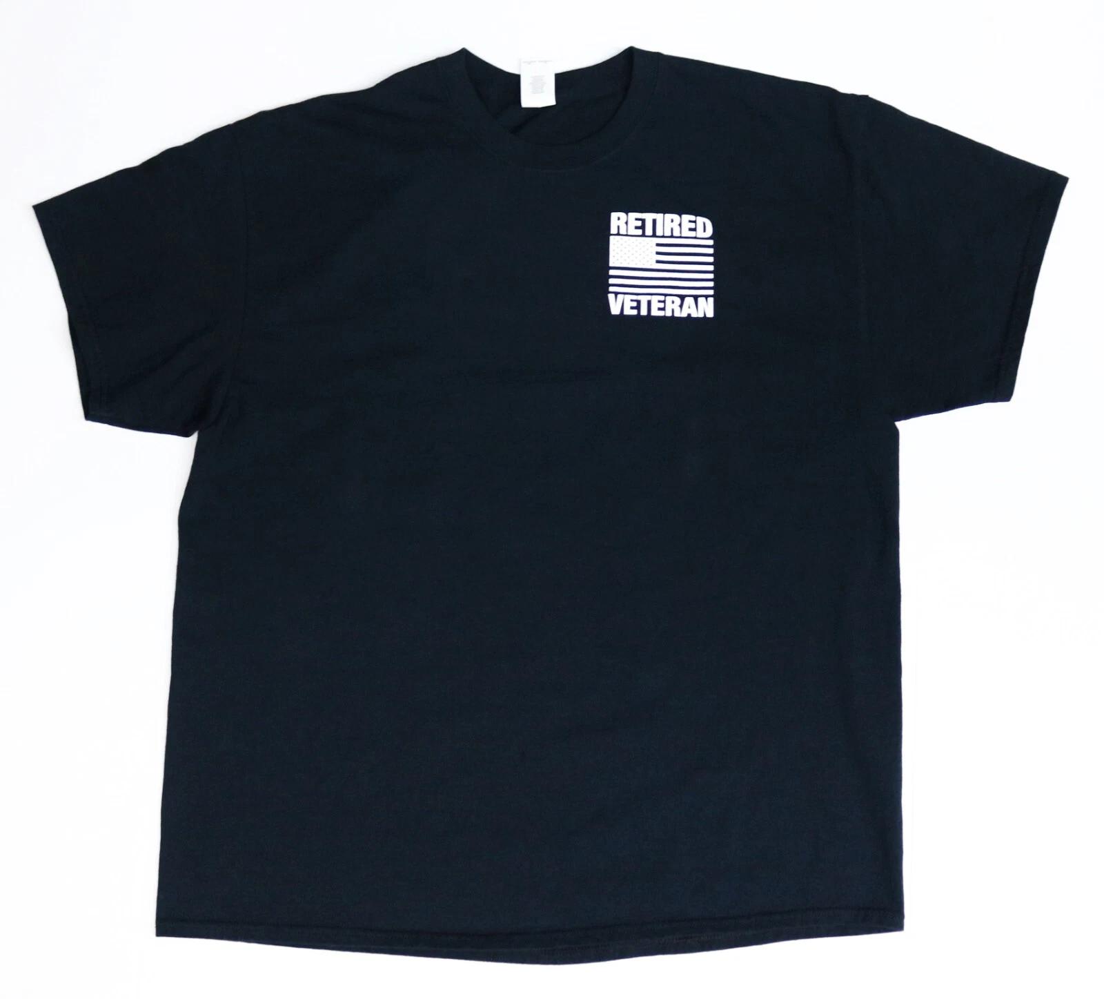Retired Veteran T-Shirt XL Don t Let the Gray Hair Fool You, We Can Still Kick 4XL