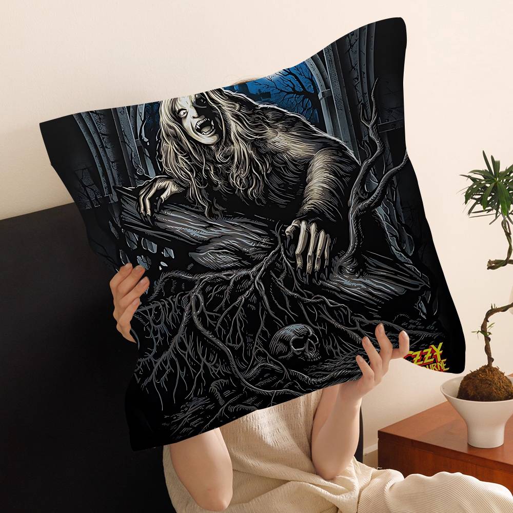 Heavy Metal Band Rock Ozzy Osbourne Band 45*45cm Cushion Cover Pillow Cover Decor Pillowcase Home Pillowcase For Couch Pillow