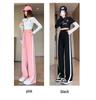 Women's High Waist Wide-Leg Slimming Sports Pants - Versatile Casual Trousers for Autumn & Summer 2024