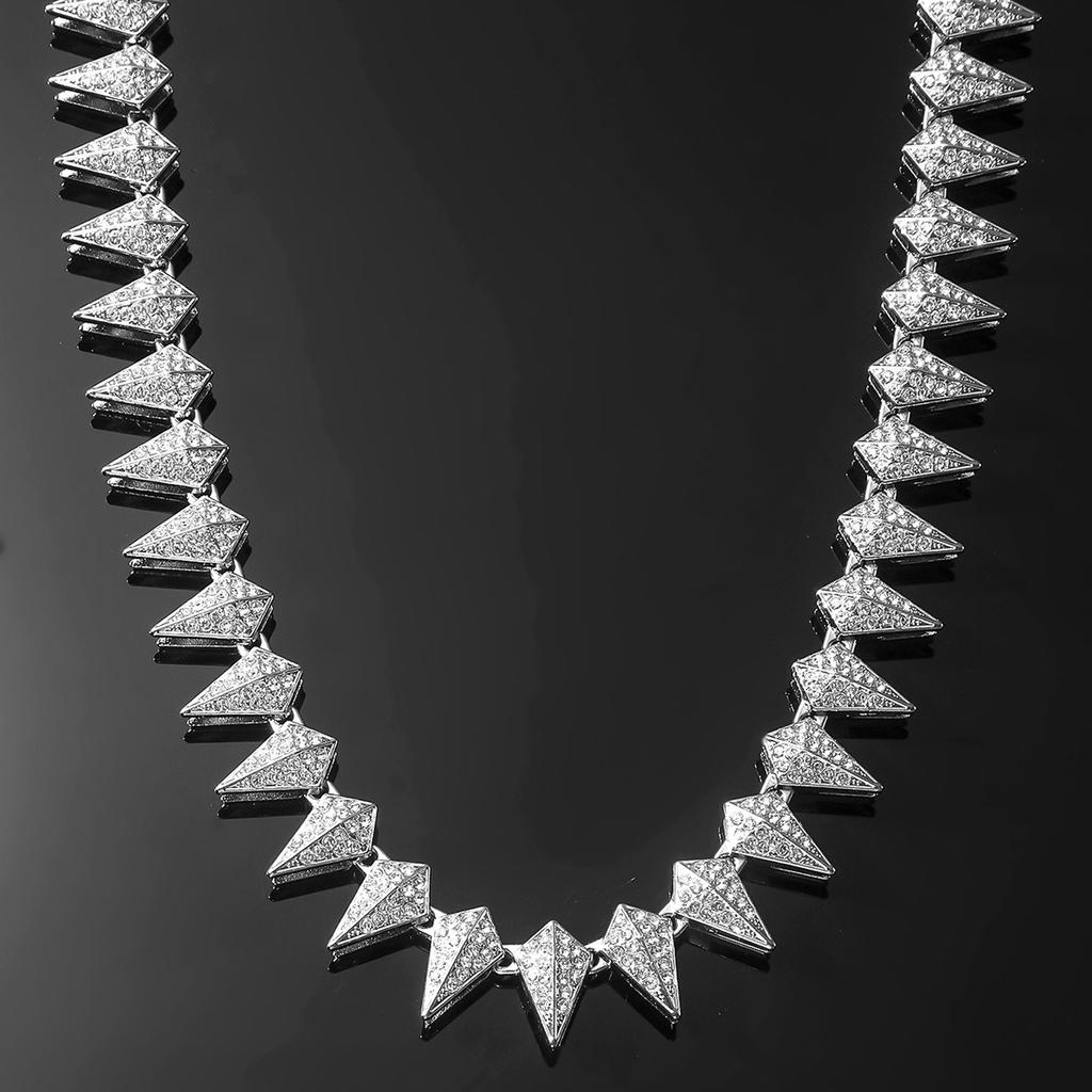 2025 New 4mm Iced Out Tennis Chain Necklace  Color Dropwater Charm Bling Hip Hop Jewelry for Men Women  20inch Party Gift