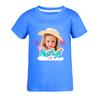 New Nastya Tshirt for Children Cartoon Printed T Shirts Baby Girls Short Sleeves Tops Kids 2026 Summer Clothing Boys Streetwear