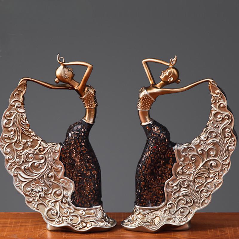 

Художественное произведение Украшения Гостиная Винный шкаф Тумба под телевизор Домашнее украшение Домашняя комната Танцор-павлин Простой Европейский Современный