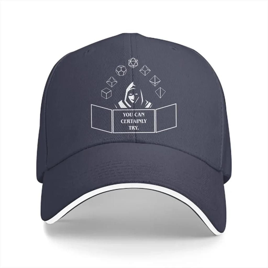 DnD Game Multicolor Hat Peaked Unisexs Cap Storyteller Screen Dice Personalized Visor Protection Hats