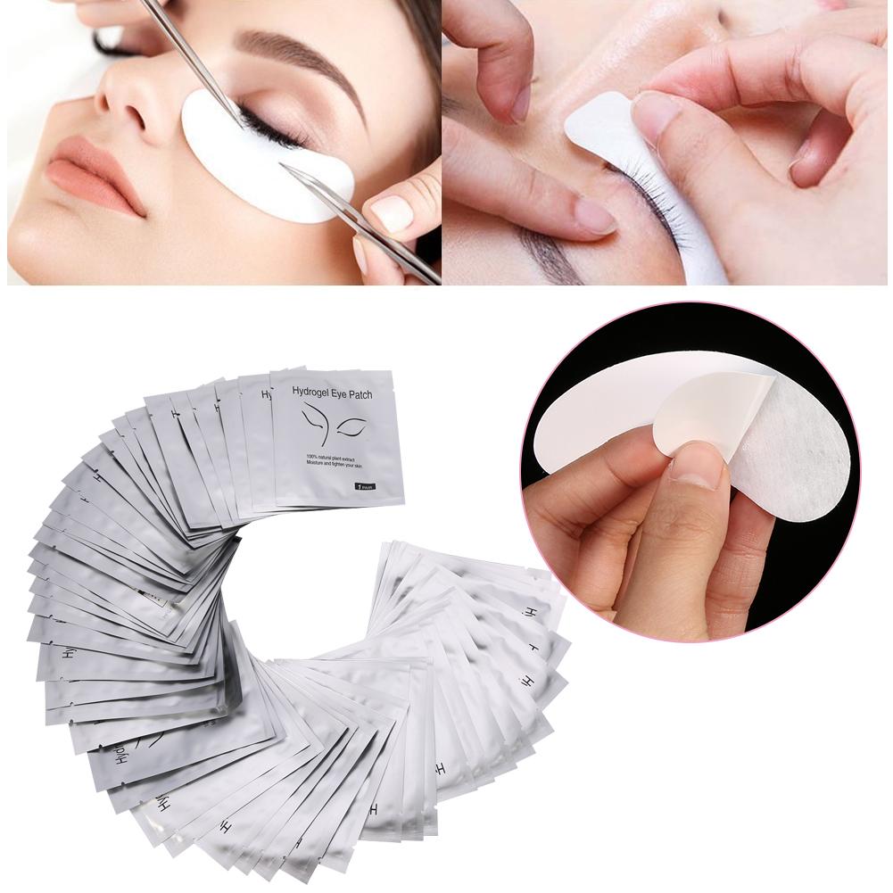 

10/30Pairs 6Types Lint Free Hydrogel Eyelash Extension Patches Under Eye Gel Pads Sticker 10Pairs Silver Beauty Face