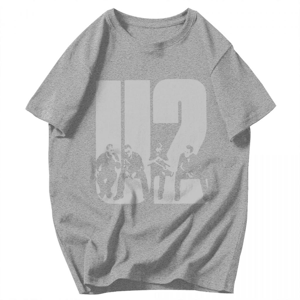 Men T Shirt U2 Band 2024 Idea Y2K Graphic Short Sleeve Unisex Clothes T Shirts