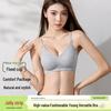 Seamless Push-Up Wireless Bra for Women with Side Support and Fixed Cups