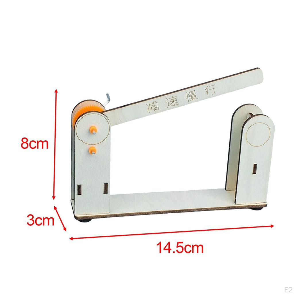 Science Experiment Toys Handmade Brain Teaser Learning Teaching Aids DIY Handcrank Gate Model