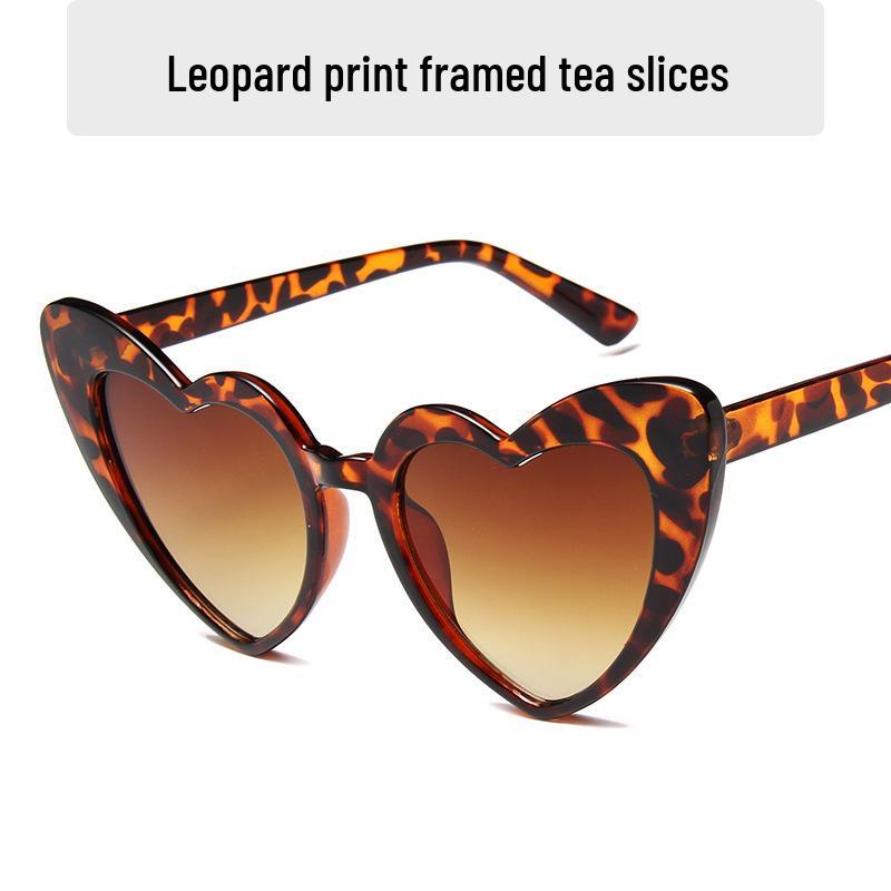 2022 Heart-shaped European & American Style Women's Fashion Slimming Sunglasses