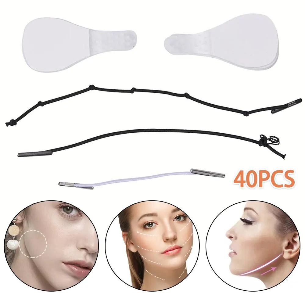 Invisible Thin Face Stickers V-Shape Face Facial Line Wrinkle Sagging SkinFace Lift Up Fast Chin Adhesive Tape