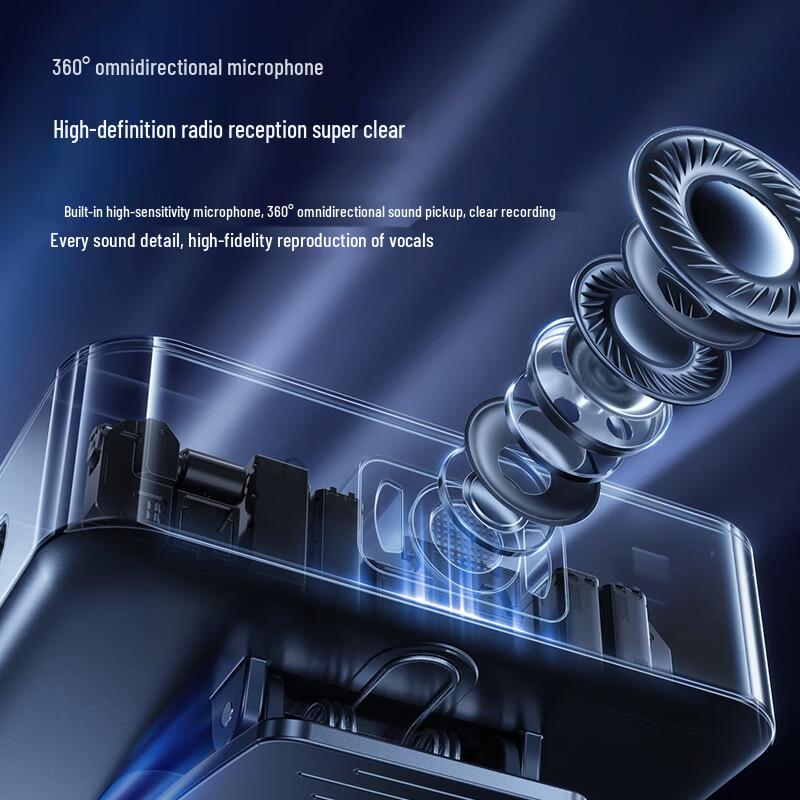 Biyaz Wireless Lavalier Microphone for Live and Outdoor Video Recording