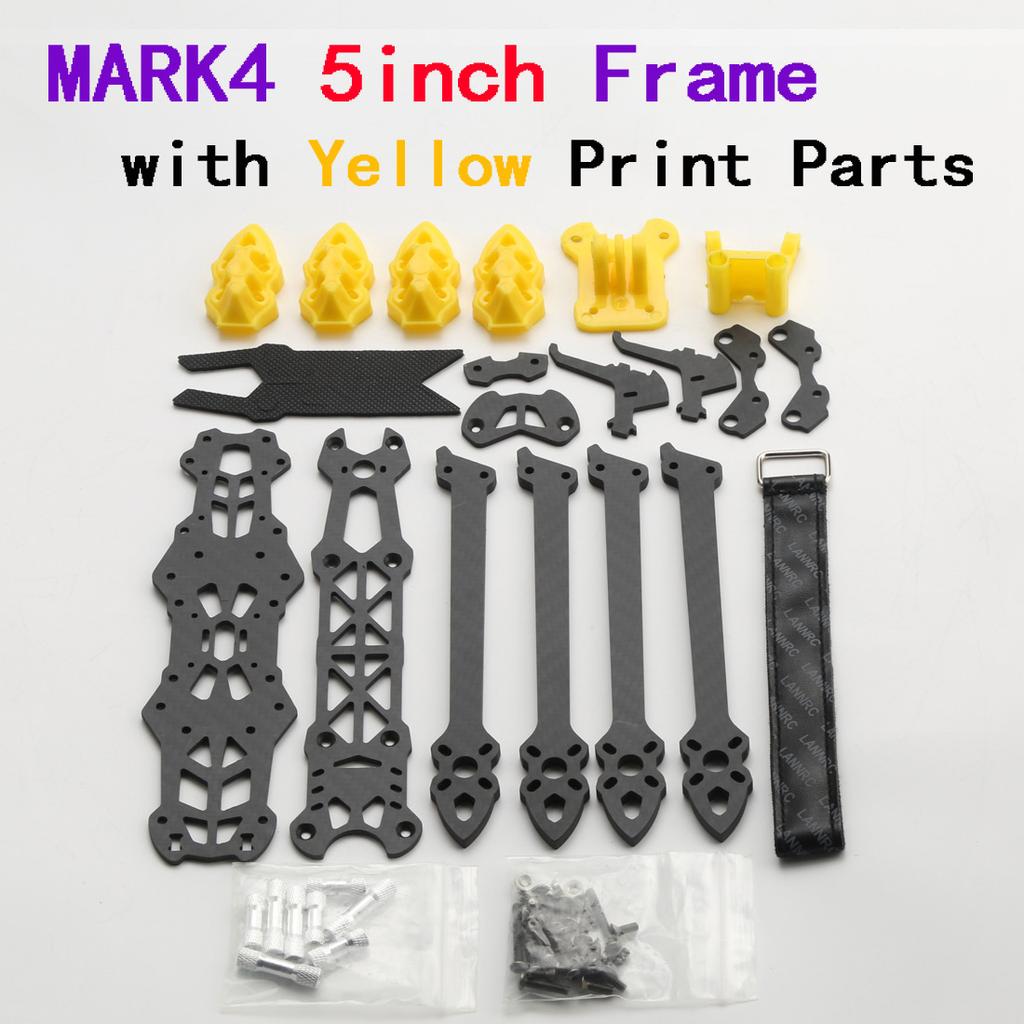Mark4 5inch FPV Carbon Fiber Frame 225mm Wheelbase 5mm Arm Freestyle Long Range Frame for RC Quadcopter Racing Drone