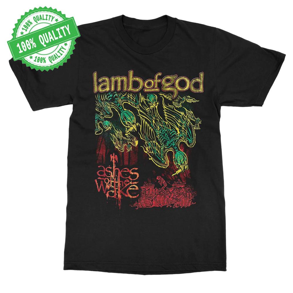 

Lamb of GodAshes of The Wake Gift For Fan Full Size S to 5XL Cotton T-shirt Unisex T-Shirt XL