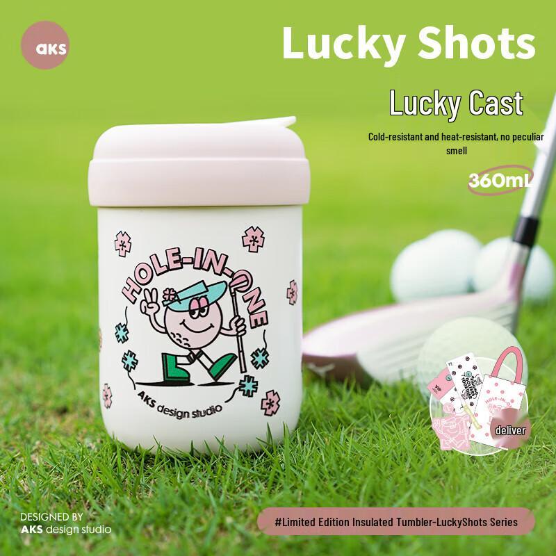 AKS 316 Stainless Steel Cartoon Insulated Straw Cup