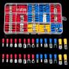 Wire Connector Crimp Spade Terminals Assorted Crimp Spade Terminal Insulated Electrical Wire Connector Kit Set 1 Hole 280PCS 80