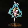 Hatsune Miku Anime Character Kawaii PVC Handmade Model Doll Action Doll Rabbit Ears Home Decoration Christmas Ornament Toy Gift