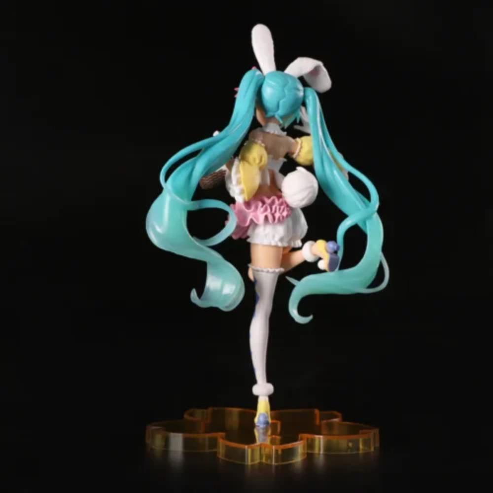 Hatsune Miku Anime Character Kawaii PVC Handmade Model Doll Action Doll Rabbit Ears Home Decoration Christmas Ornament Toy Gift