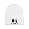 1pcs New Autumn Winter Bonnets Beanie Hats Cute Smiley Face Big Eyes Embroidered Knitted Hats Unisex Warm Knit Hats Five Colors