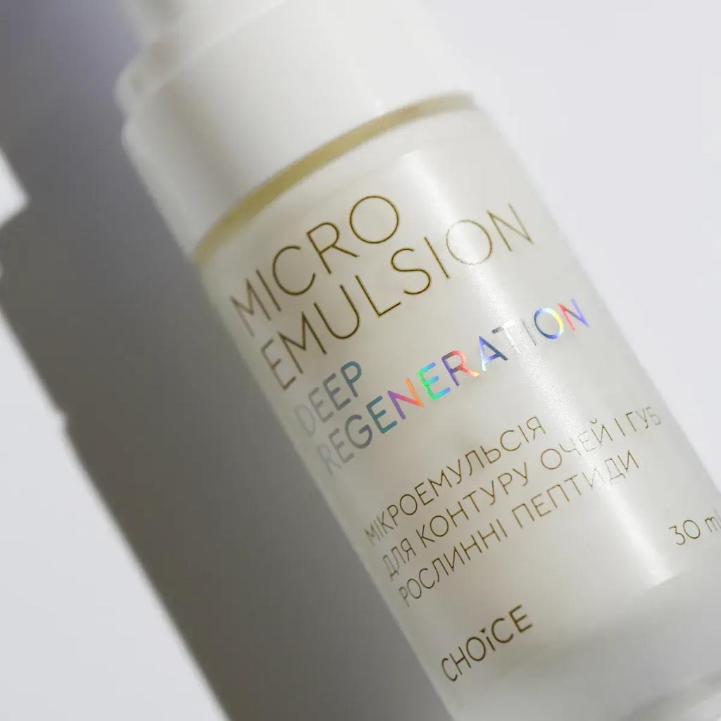 Mikroemulze pro kontury očí a rtů Rostlinné peptidy HLOUBKOVÁ REGENERACE White Mandarin 30 ml