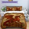 3pcs Dragon Art Duvet Cover Set - Includes 1 Duvet Cover and 2 Pillowcases, No Quilt Core, All-Season Home Decor yy251111051