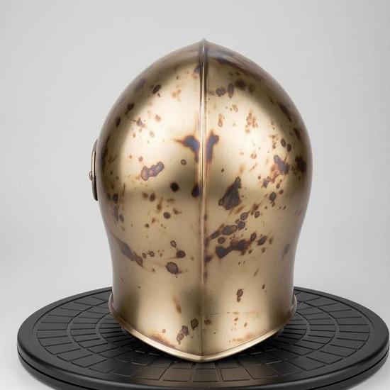 Barbuta-Helm aus 18GA-Stahl, Nachbildung einer mittelalterlichen Ritterrüstung im Kommandostil, Cosplay-Helm