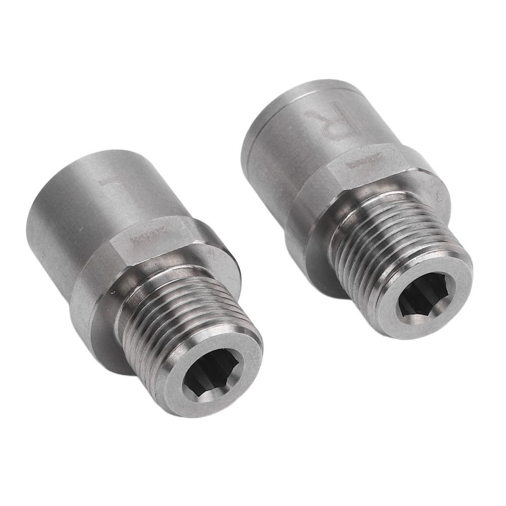 1 Pair Heavy Duty Extended Pedal Spacer Bike Pedal Extension Shaft  for Bike Pedal Compatibility
