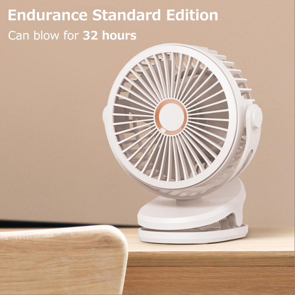 Fan Quiet Charging Small with Clip USB Desktop Dormitory Electric Mini Car Hand Held Fan