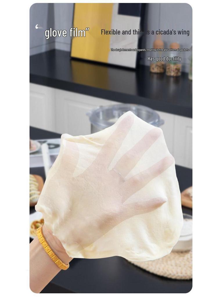 Automatic Electric Dough Mixer: Multifunctional Kneading, Beating & Fermentation Tool for Home Chefs