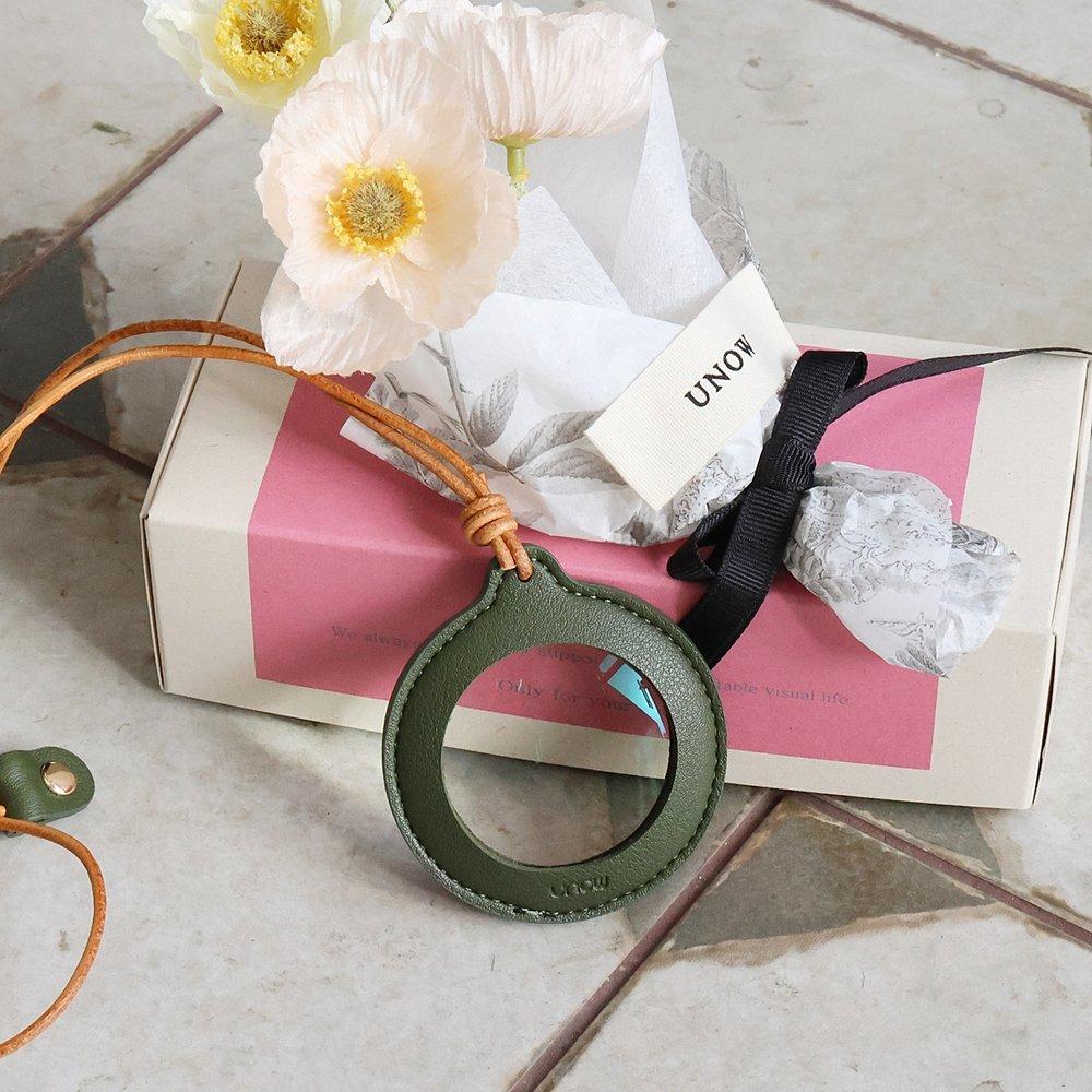 Handmade Leather Magnifying Necklace