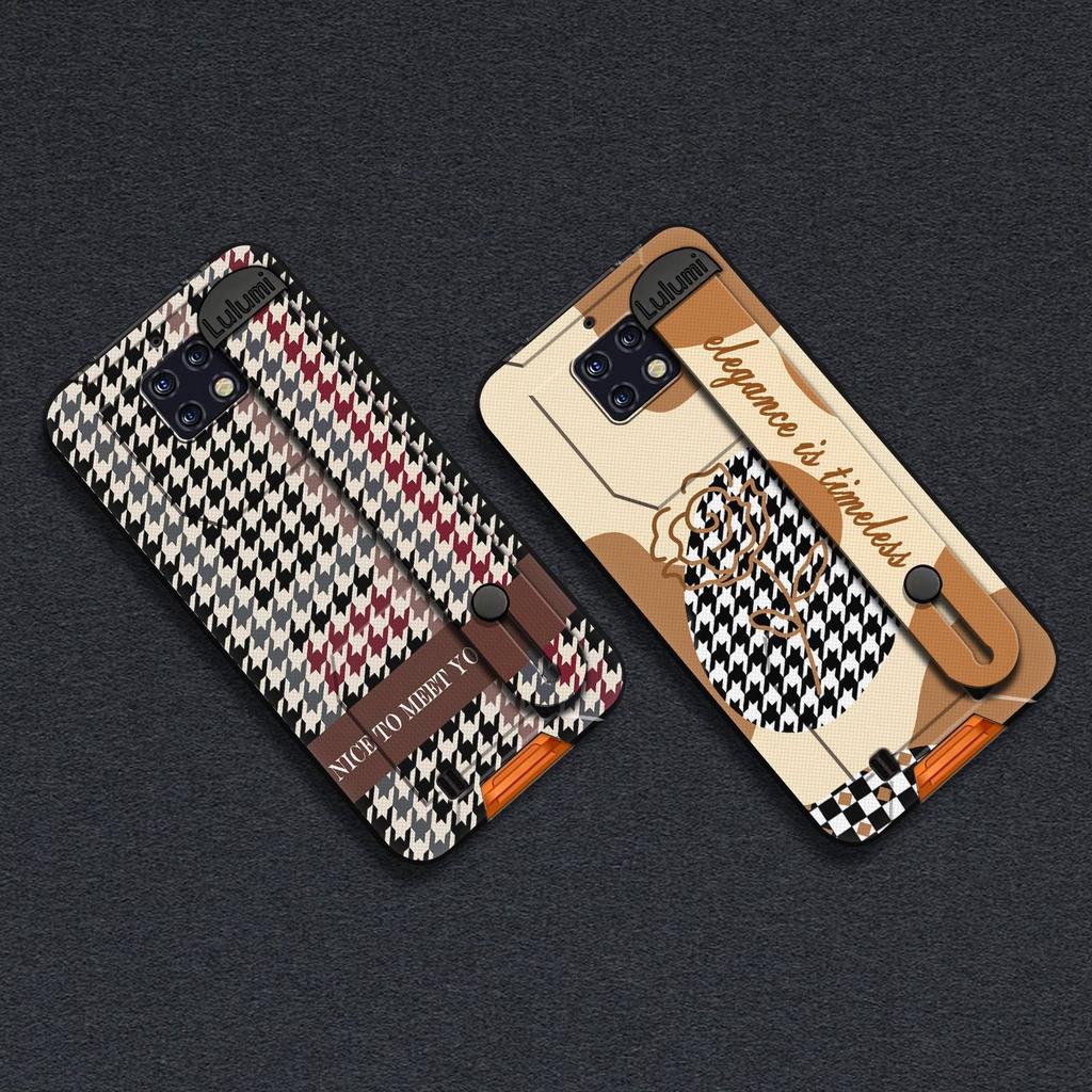 Commerce Masculine Phone Case For Oukitel WP6 Protective Wristband Geometry Waterproof Back Cover Anti-dust Silicone